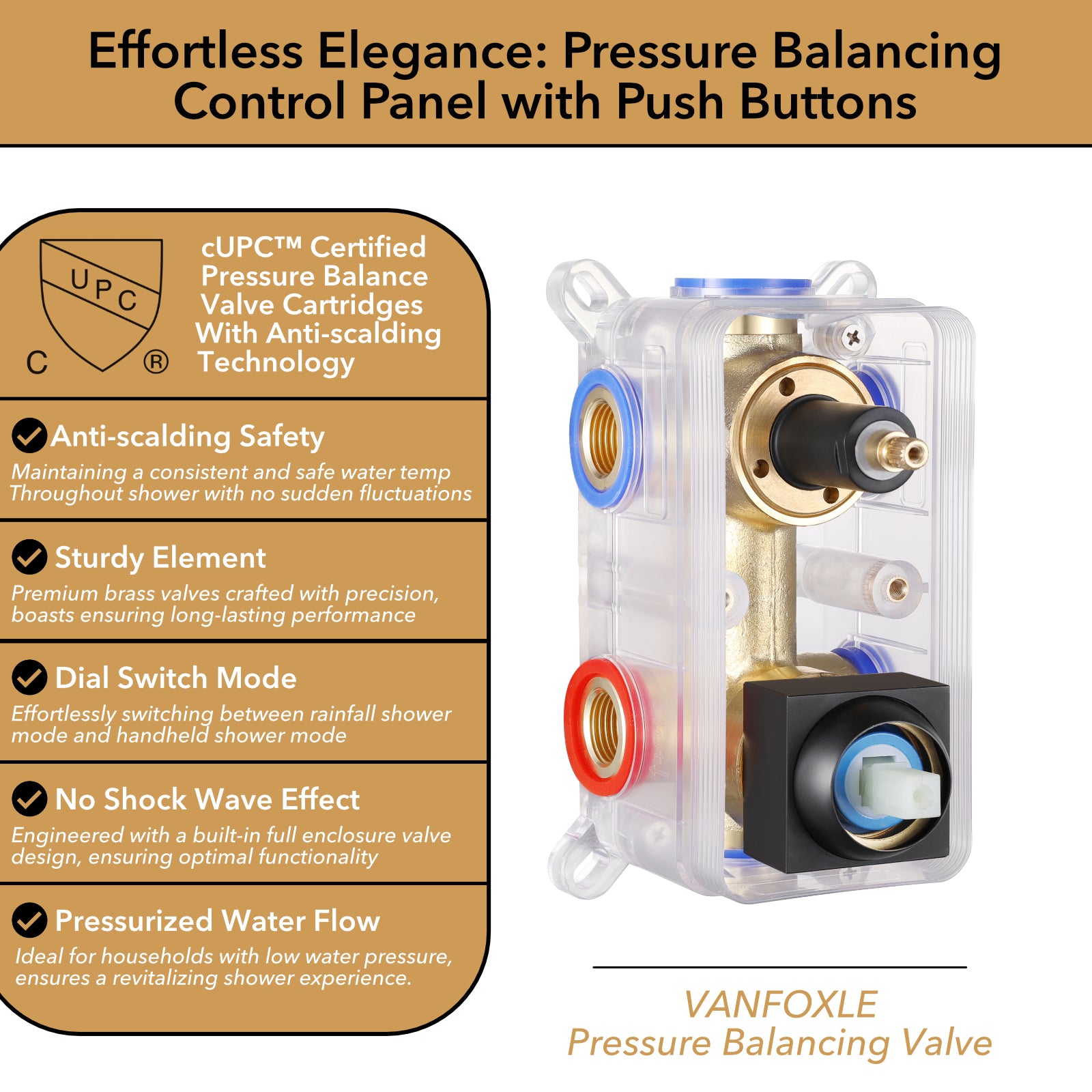 Single Handle 2-Spray Shower Faucet 1.8 GPM with 12 in. Rainfall Square Head and 14-Inch Shoulder Massage