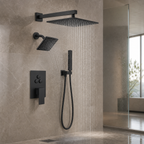 VANFOXLE shower system installed in luxury bathroom scene